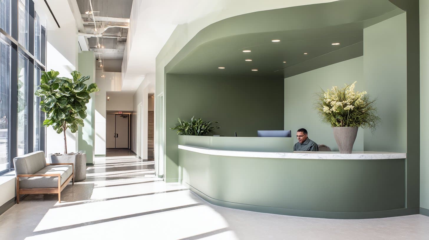 Modern health clinic interior