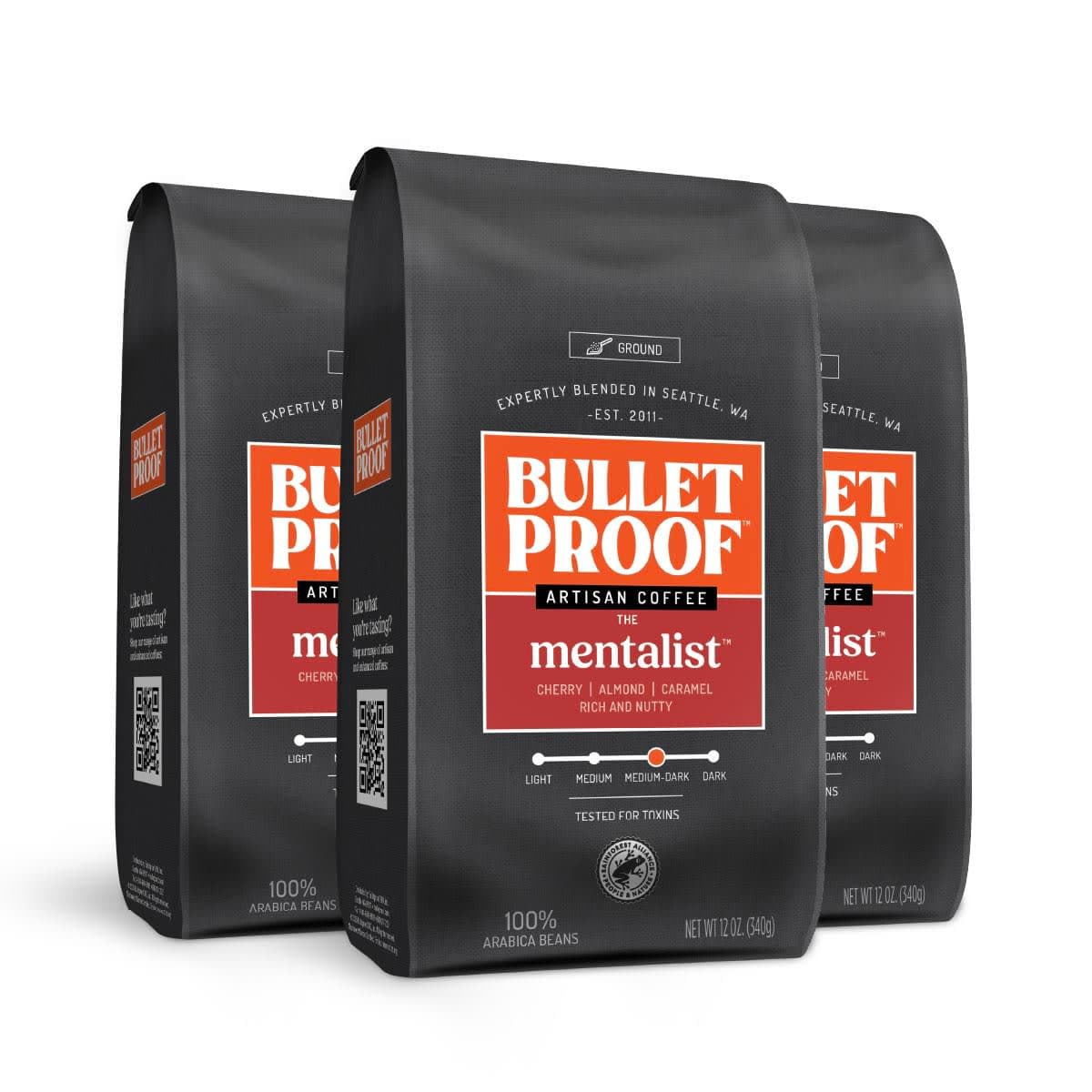 Bulletproof The Mentalist™ Ground Coffee 3 pack