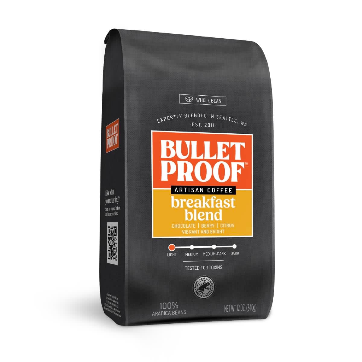 Bulletproof Breakfast Blend Whole Bean Coffee