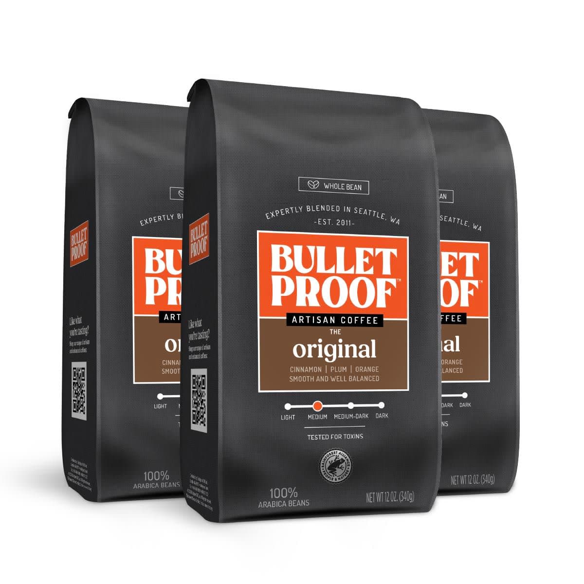 Bulletproof Bulletproof Original Whole Bean Coffee, 3 pack
