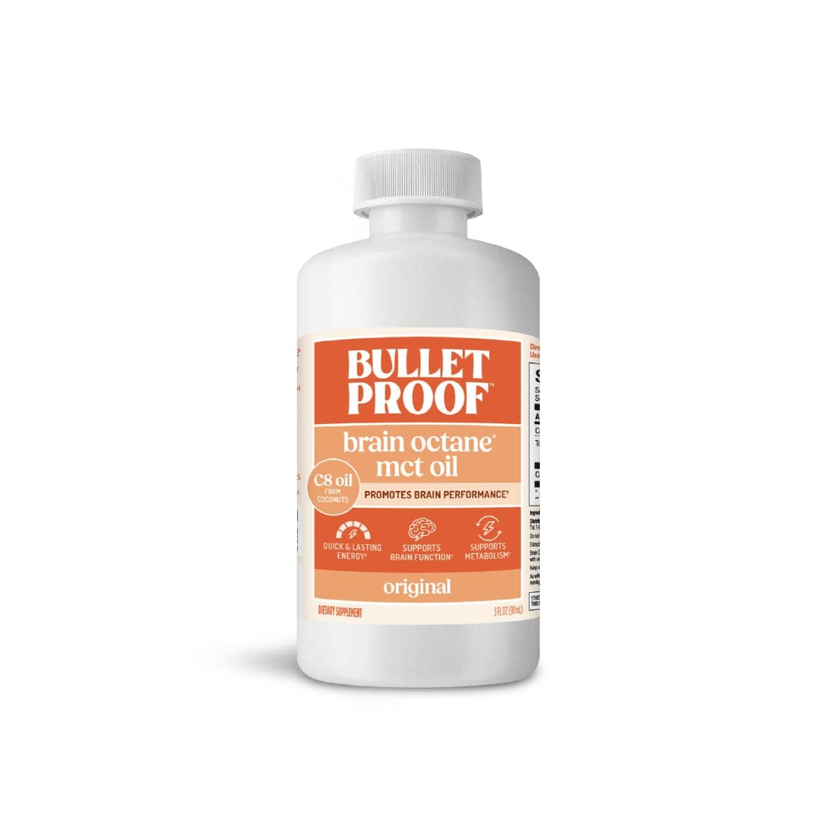 Bulletproof Brain Octane® C8 MCT Oil, 3 oz.
