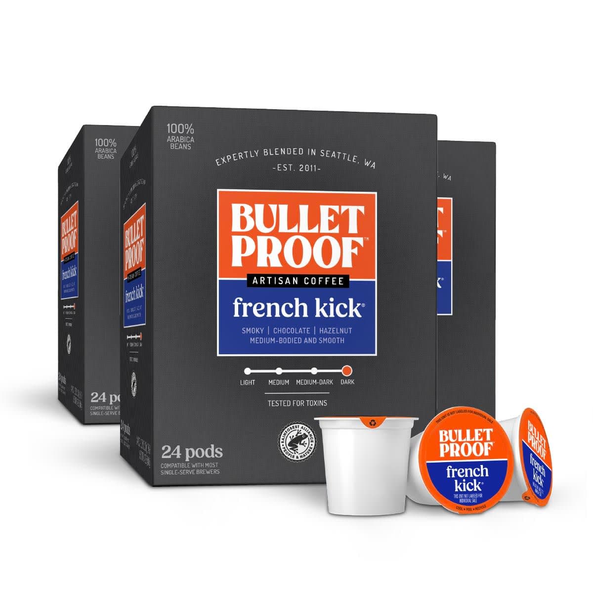 Bulletproof French Kick® Coffee Pods 3 pack